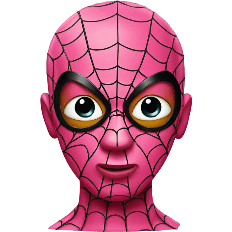 pink spiderman emoji