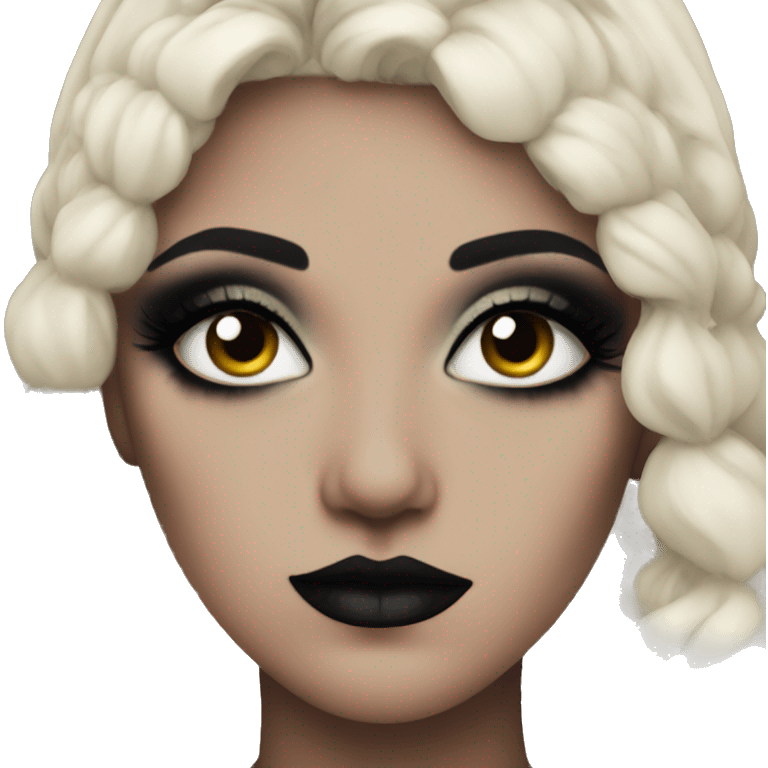 trad goth makeup emoji