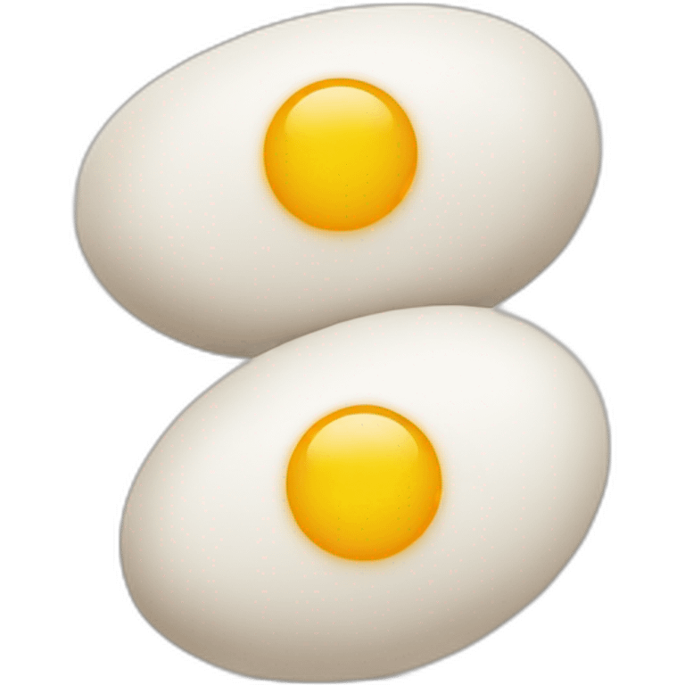 two eggs emoji