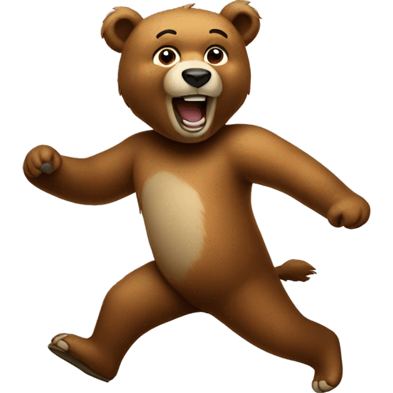 Dancing bear emoji