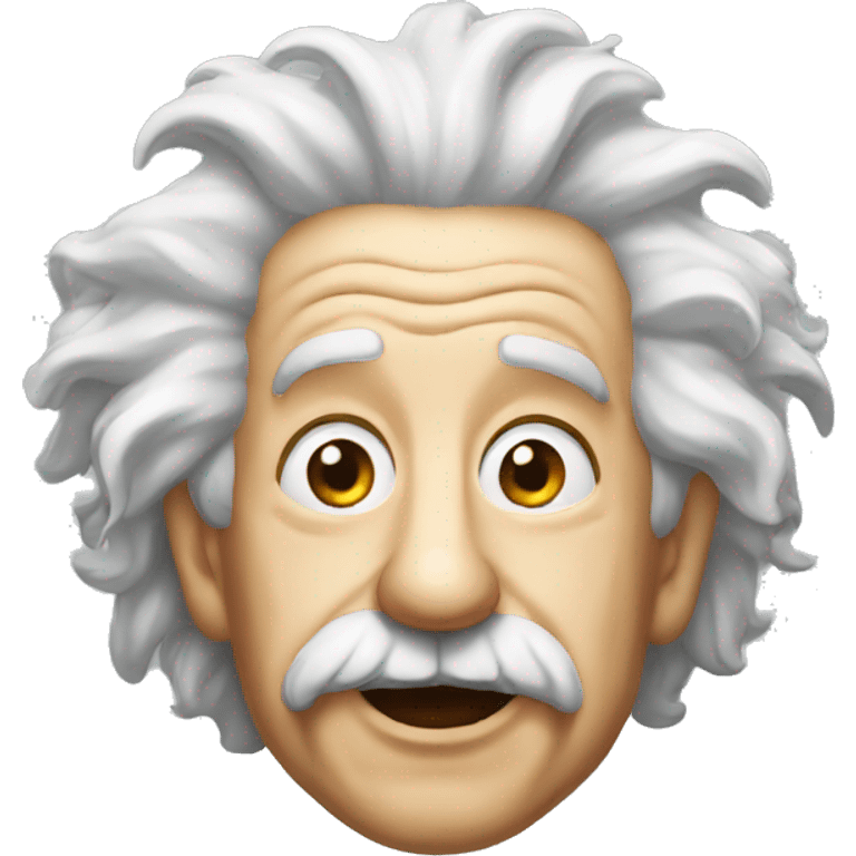 crazy einstein emoji