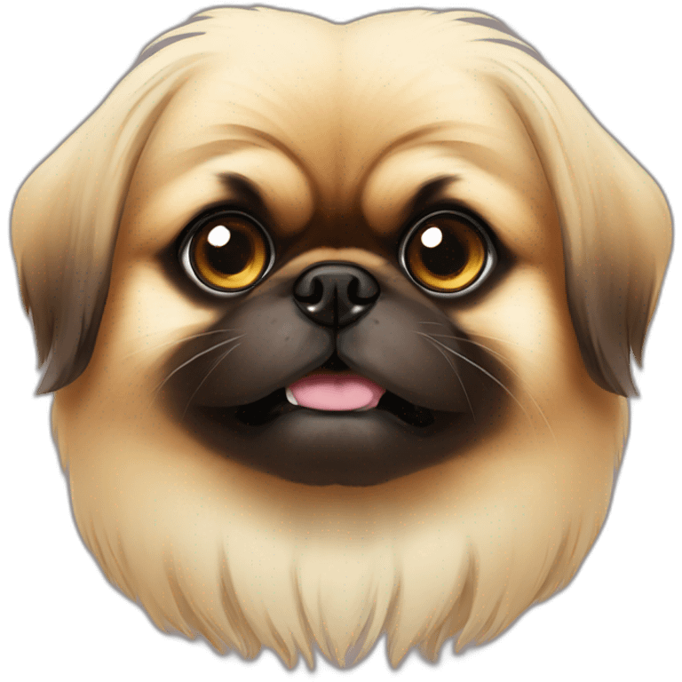 pekingese hungry emoji