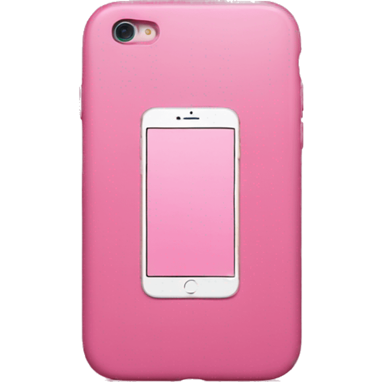 Pink IPhone emoji