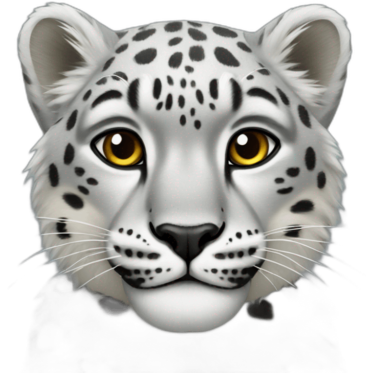 Snow leopard emoji