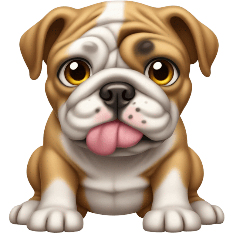 english bulldog puppy emoji