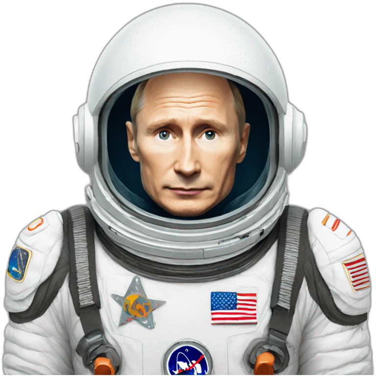 Putin a spacesuit emoji