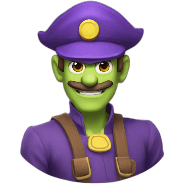 waluigi shrek emoji