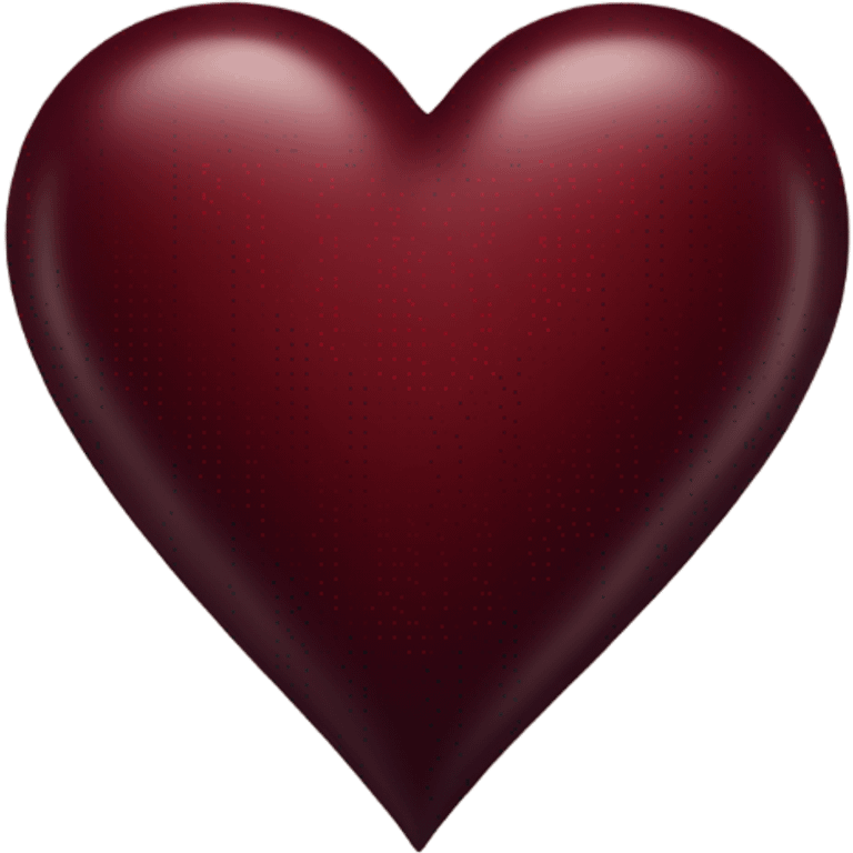 Dark red Heart emoji