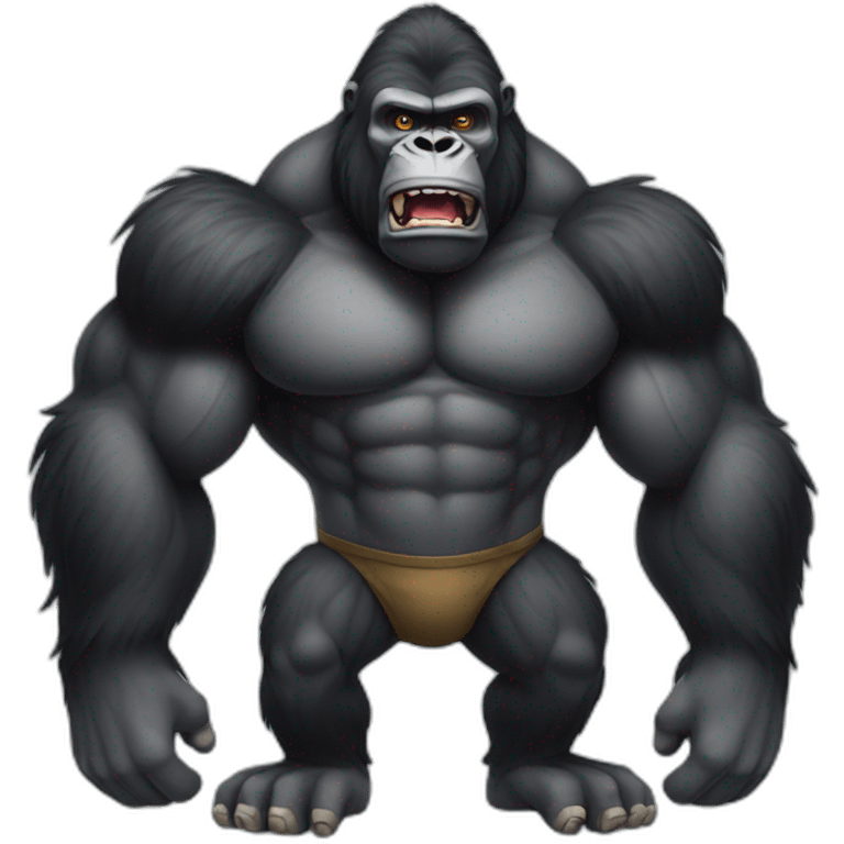 muscular gorilla emoji