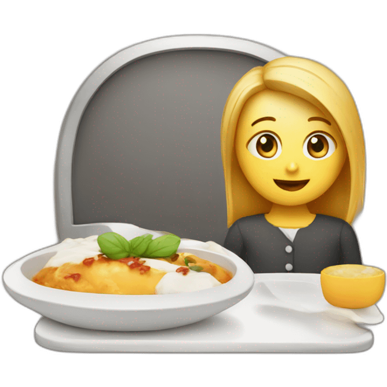 Restaurant reservation emoji