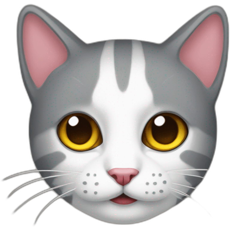 gato con una corbata emoji