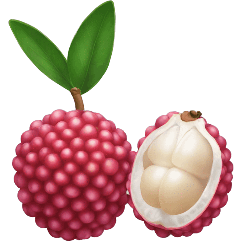 Lychee emoji