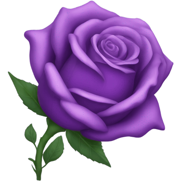 Purple rose  emoji