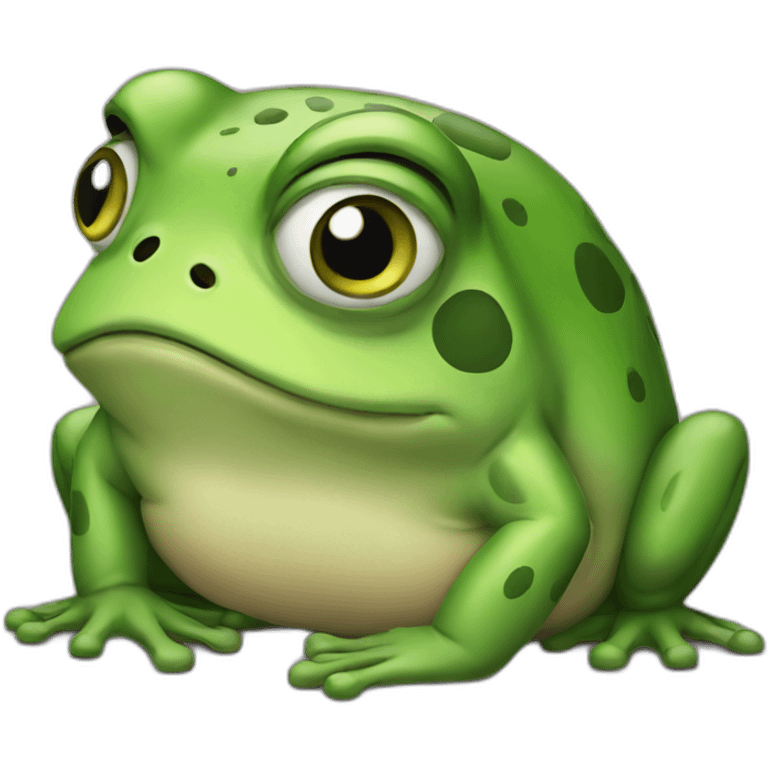 sad frog emoji