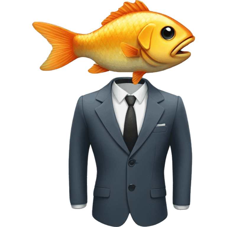 fish in a suit emoji