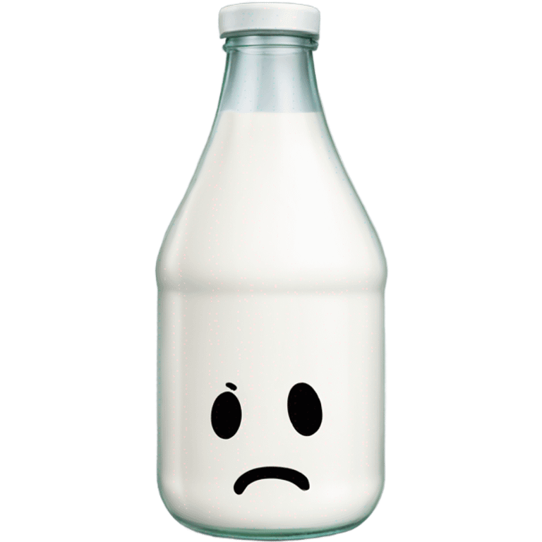 Broken milk bottle emoji