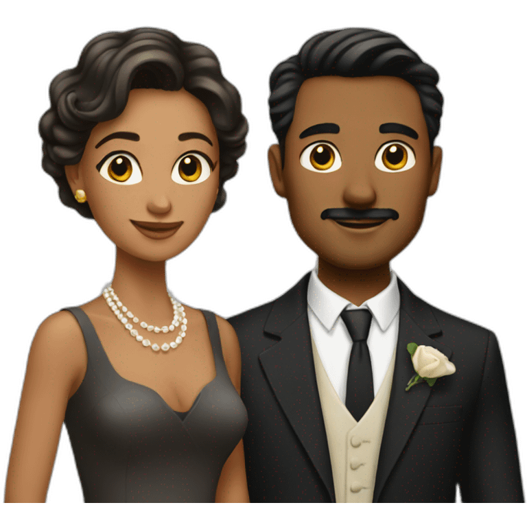 elegant couple emoji