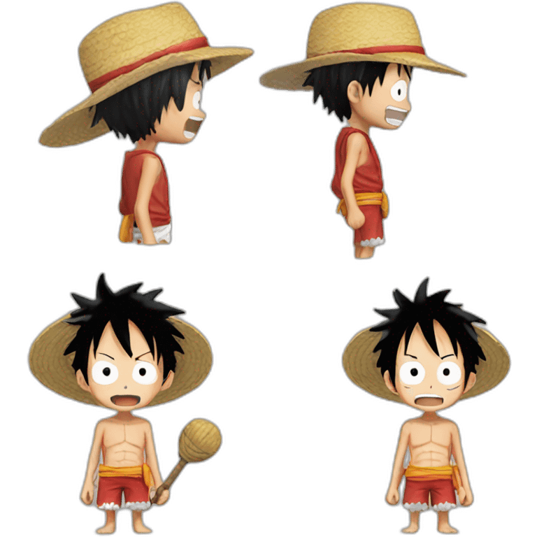 luffy have one piece emoji