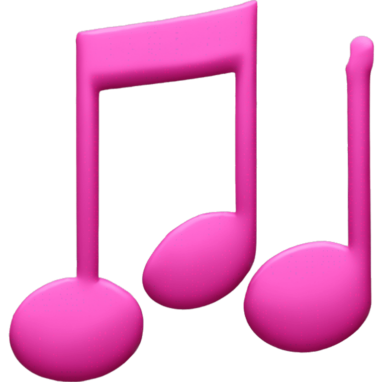 pink music notes emoji