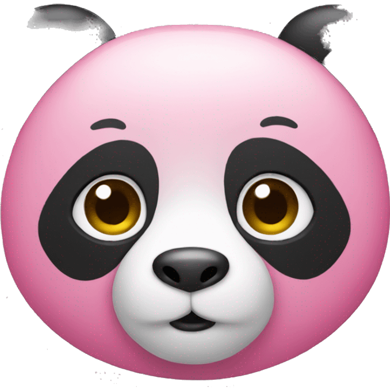 Pink panda emoji