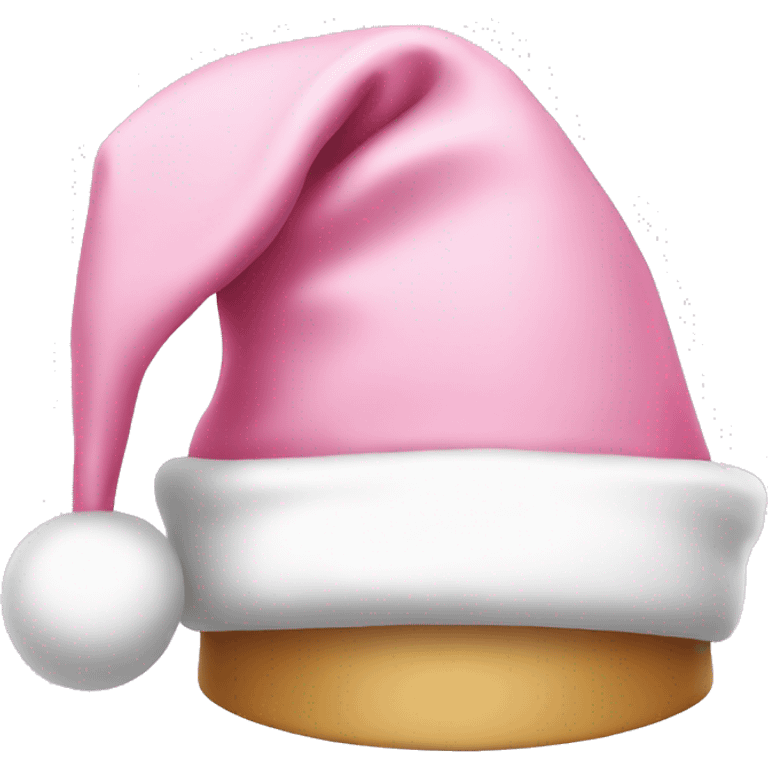 light pink santa hat emoji