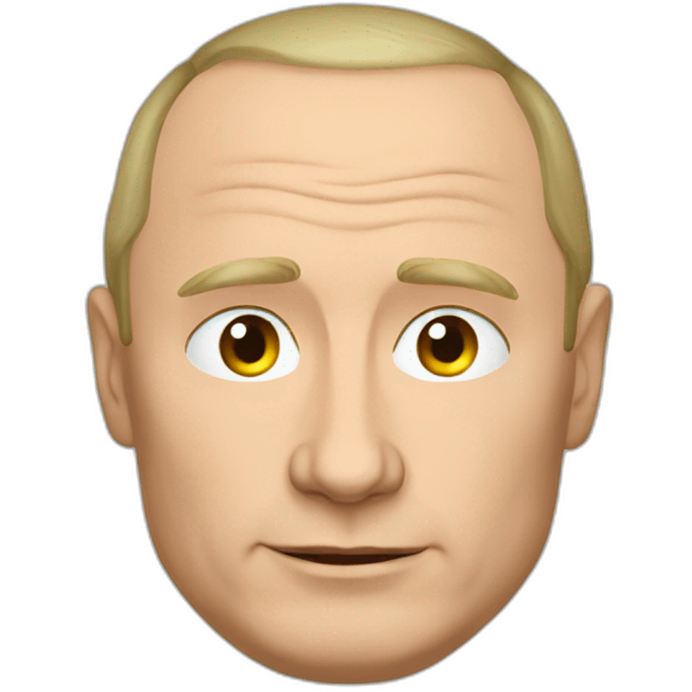 putin with close eyes emoji