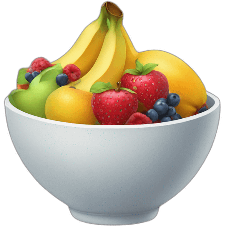 Bowl of fruit emoji