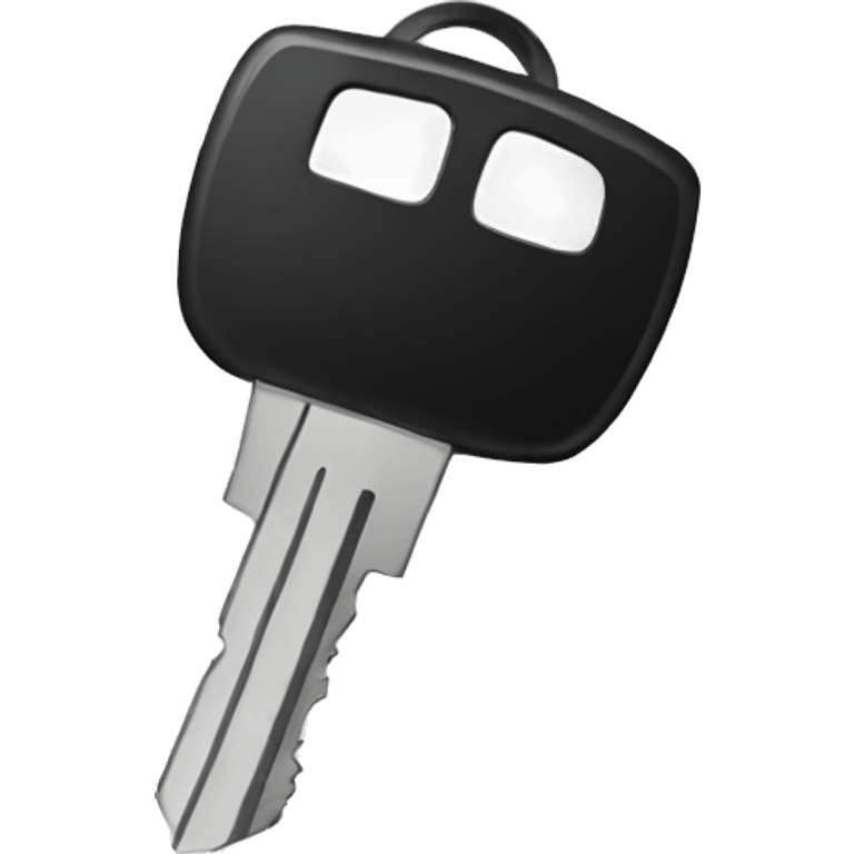 Black car key  emoji