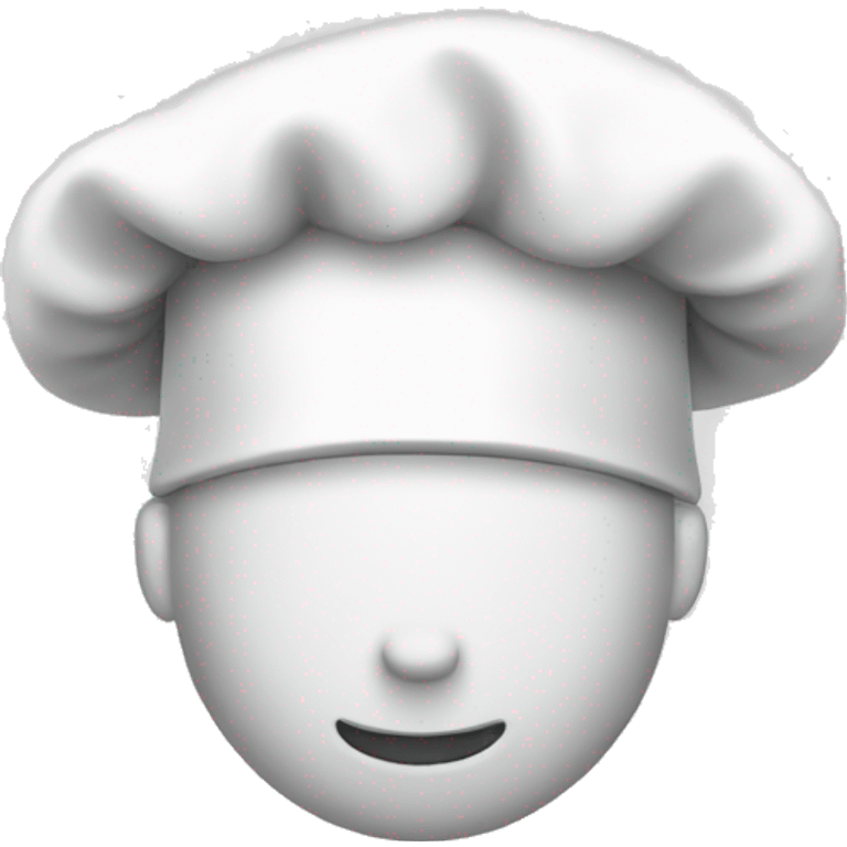 empty chef toque emoji