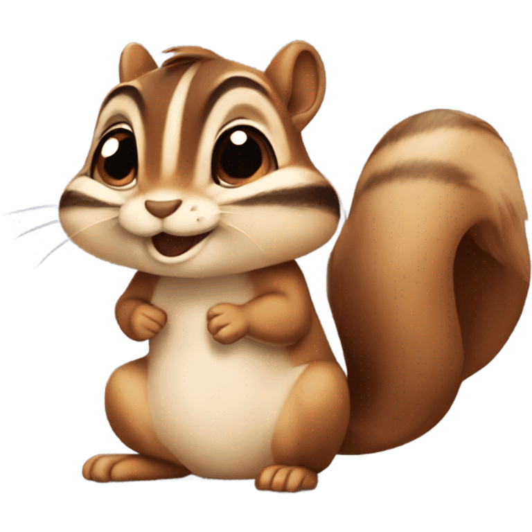 A adorable chipmunk emoji