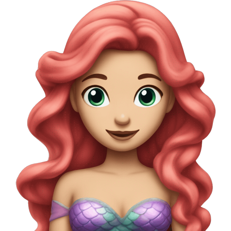 Create the Twin mermaid sister of Ariel who looks identical emoji