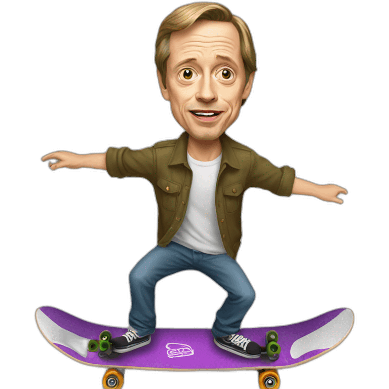 steve buscemi skateboard emoji