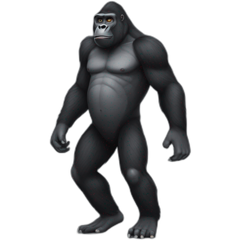 Gorilla too cool for school emoji