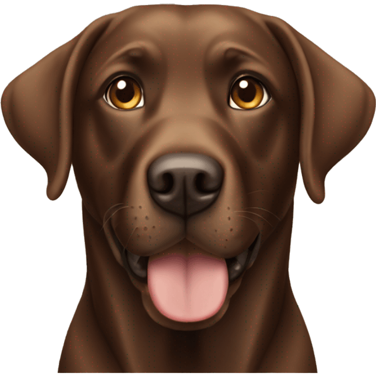 Brown Labrador  emoji