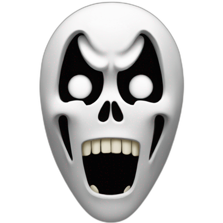 Ghostface scream emoji