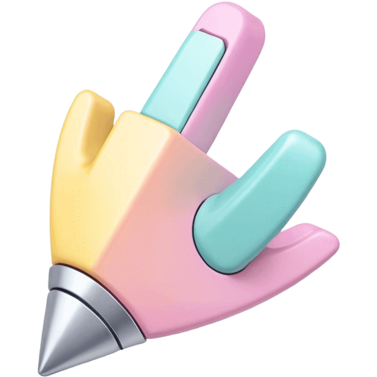 pastel 3d cursor emoji