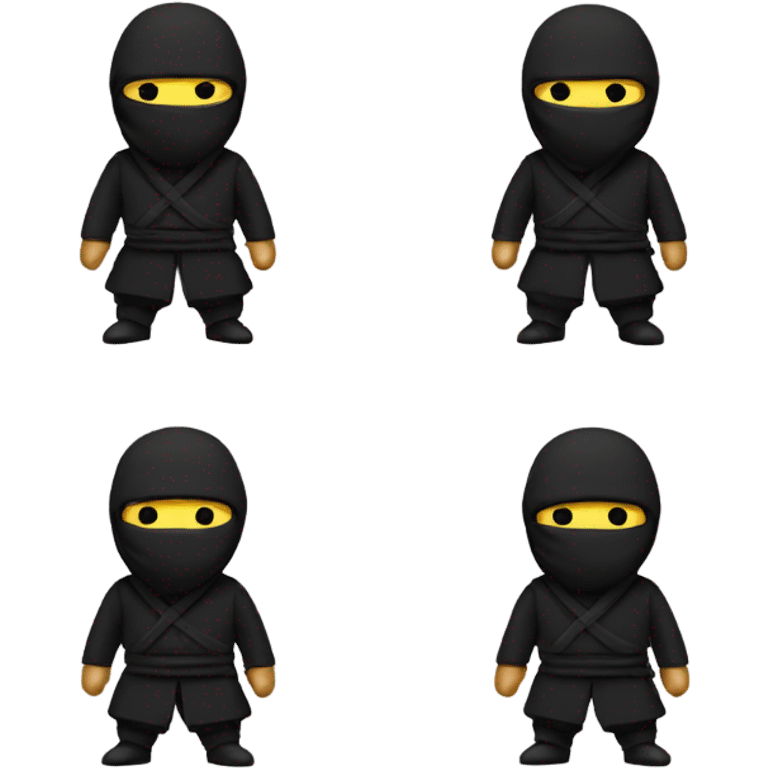 ninja in black emoji