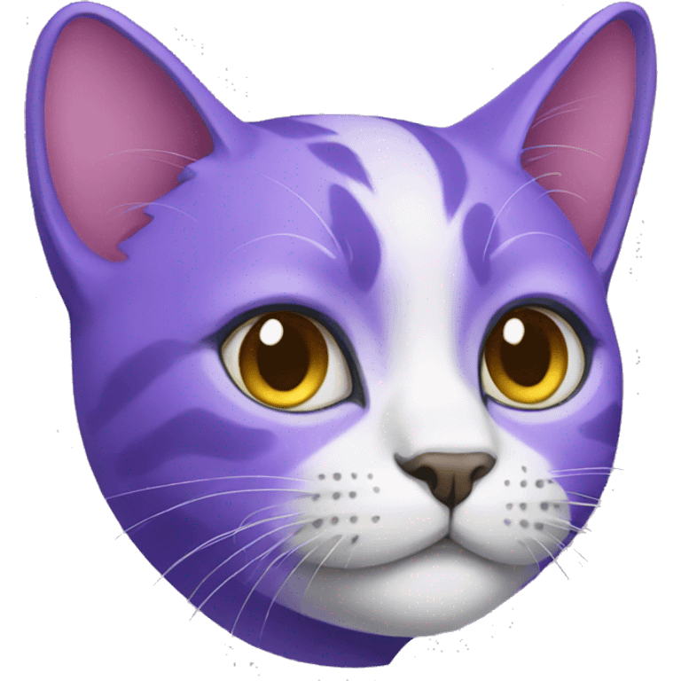 purple cat emoji