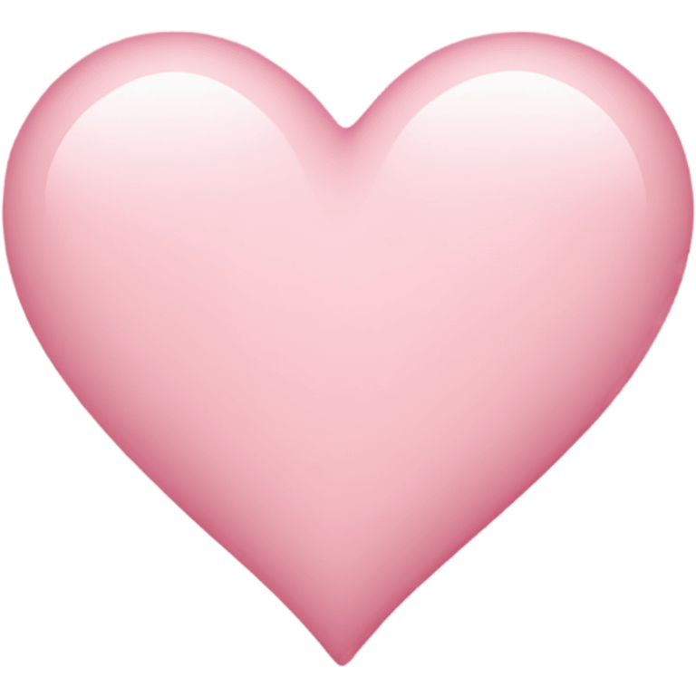 light pink heart emoji