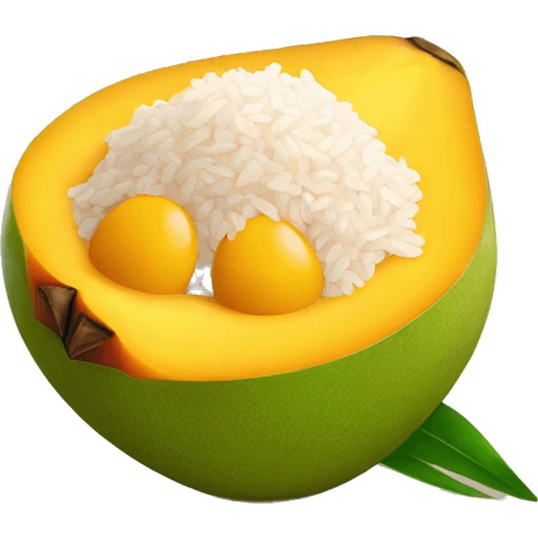 Mango rice  emoji