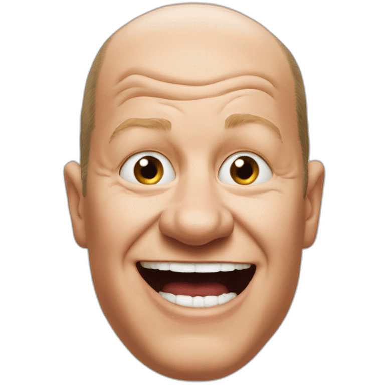 Olaf Scholz sneazing emoji