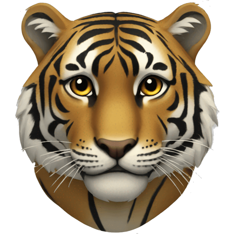 Tigre noir emoji