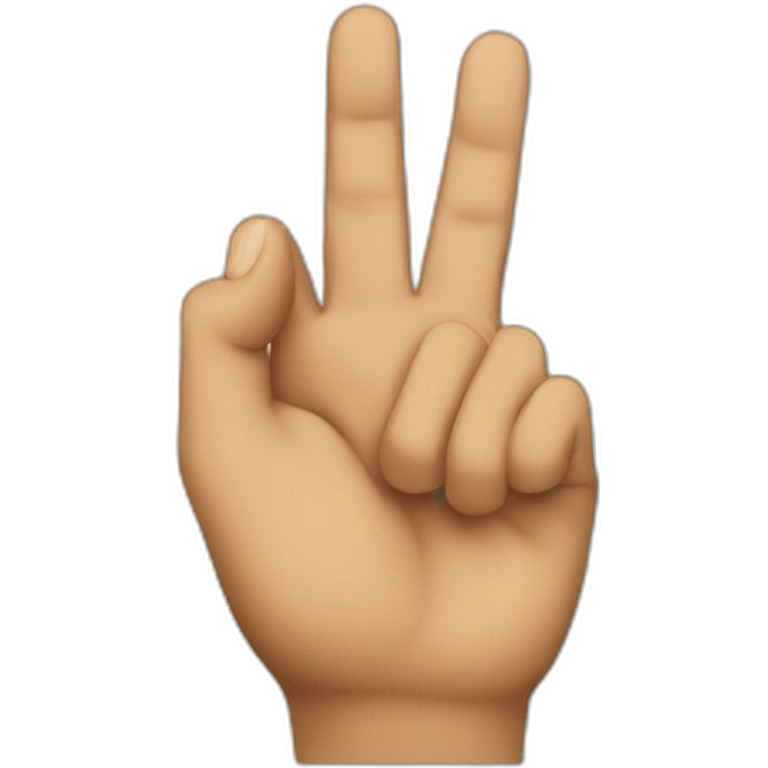 rapper hand sign emoji