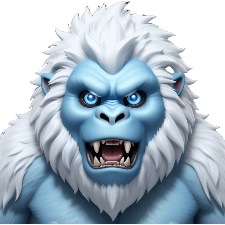 Cinematic Realistic WoW Yeti Portrait, head tilted dramatically with an exaggeratedly amused expression, blending epic primal power with an unexpected hint of playfulness. His robust, shaggy fur and expressive ice-blue eyes are rendered with lifelike texture and dynamic, frosty lighting, high shine, dramatic yet whimsical, capturing the essence of a yeti whose epic might is softened by a mischievous glint. emoji