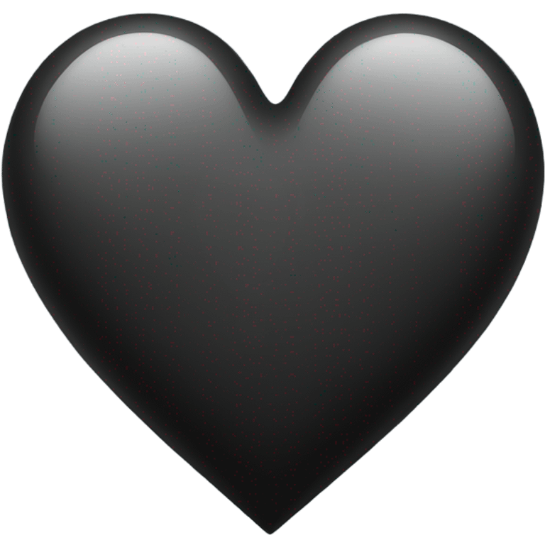 Black heart  emoji