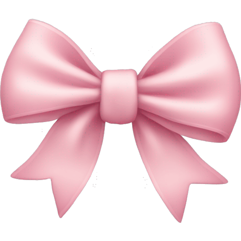 Cute light pink bow  emoji