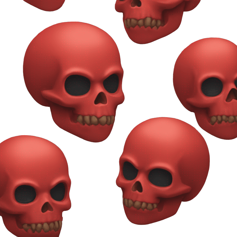 red skull emoji