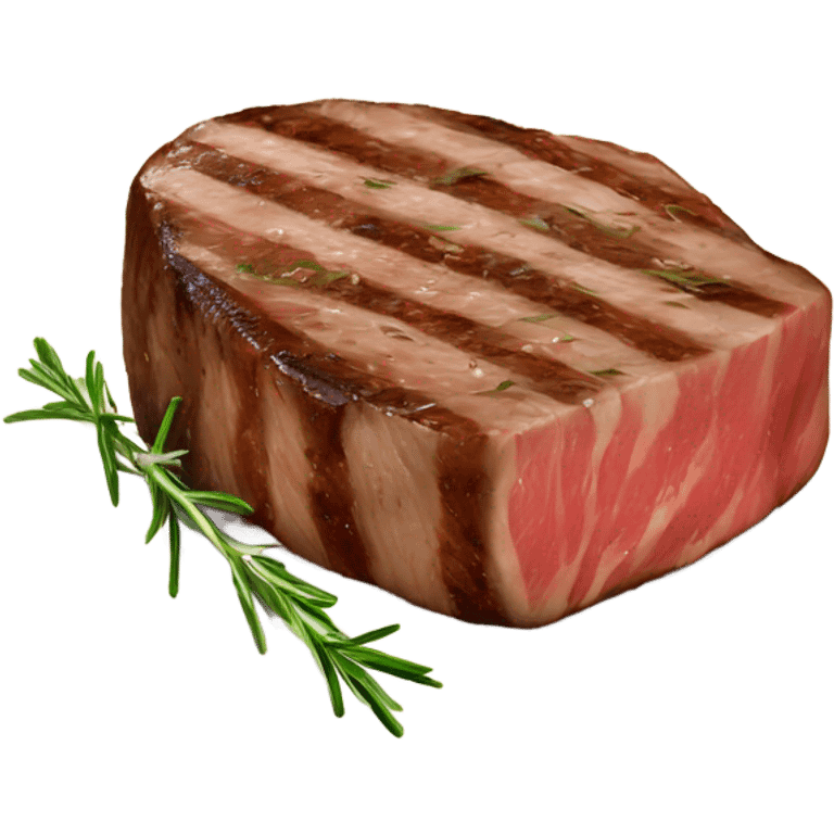 steak with rosemary emoji