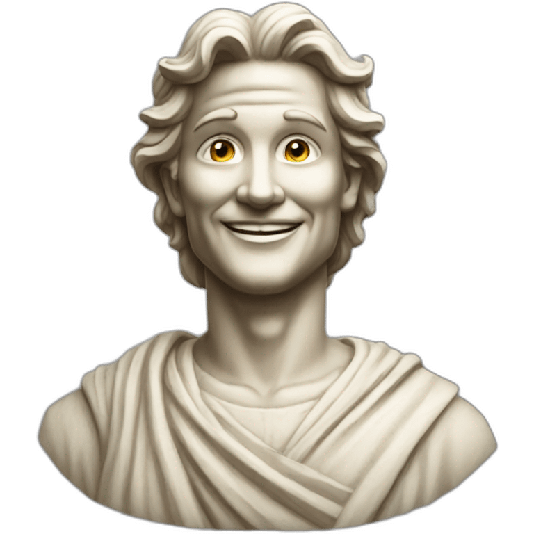 Statue of god smile (solo levelling) emoji