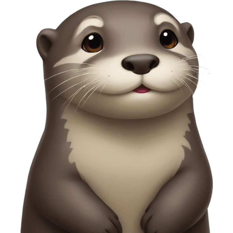 Otter cute best friends emoji